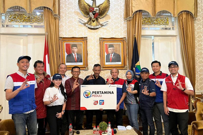 Perkuat sinergi penanggulangan bencana, Pertamina salurkan bantuan ke Pemkab Cianjur dan Polda Jabar