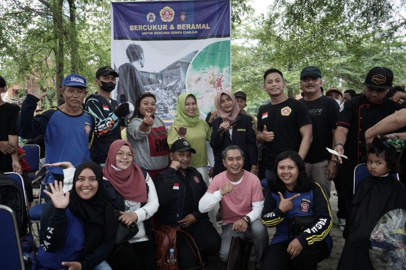 Pemkot Mojokerto apresiasi bercukur beramal bagi korban gempa Cianjur