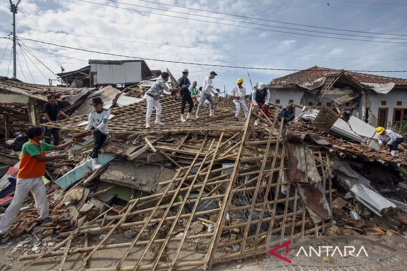 BPBD Cianjur data ulang rumah yang rusak akibat gempa