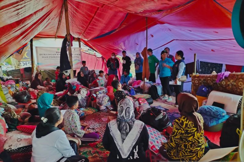 Pengungsi korban gempa Cianjur capai 108.720 jiwa