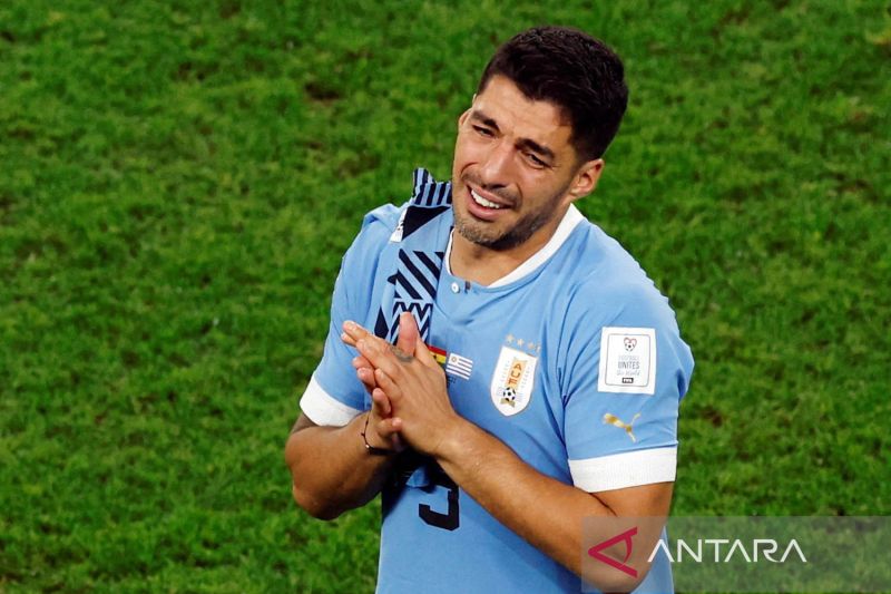 Luis Suarez pensiun jadi pemain timnas Uruguay