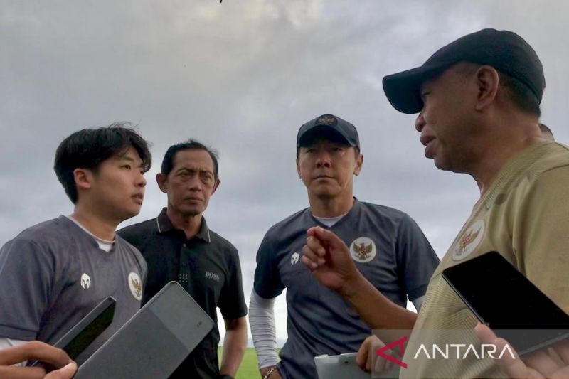 Shin Tae yong sampaikan masalah pemanggilan pemain Timnas saat dikunjungi Menpora RI