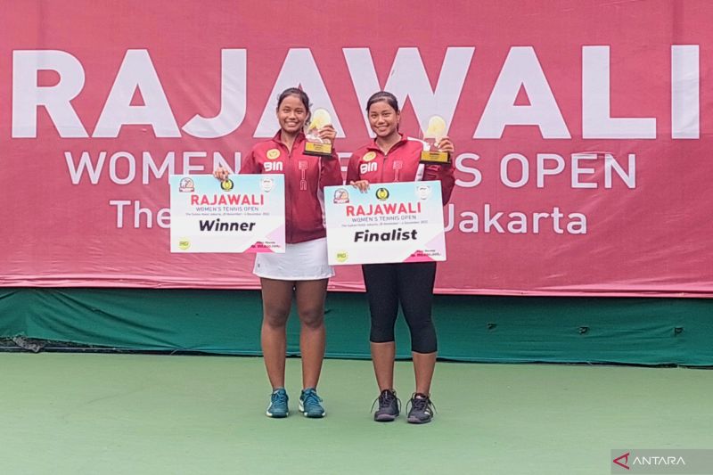 Fitriana juarai nomor tunggal Rajawali Women’s Tennis Open 2022