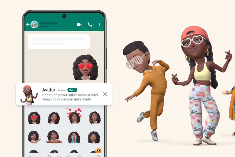 WhatsApp hadirkan fitur “Avatar” di layanannya