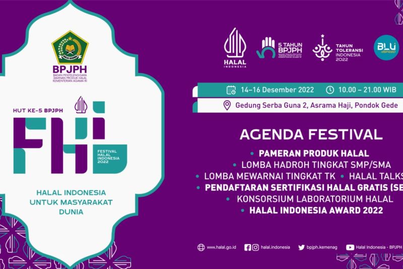 Kementerian Agama akan menjadi tuan rumah Indonesia Halal Festival