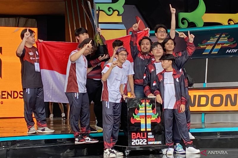 Indonesia menjadi juara Mobile Legends Championship di Sports Tournament