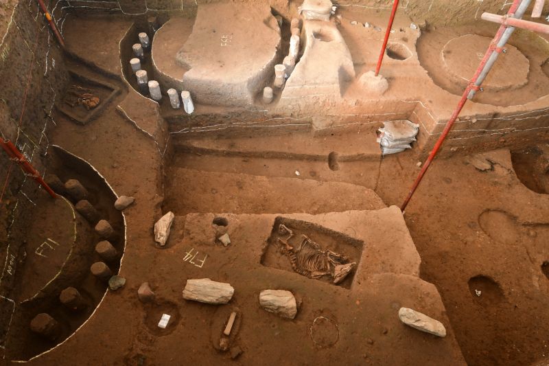 Klaster lumbung kuno penyimpan biji-bijian ditemukan di China tengah