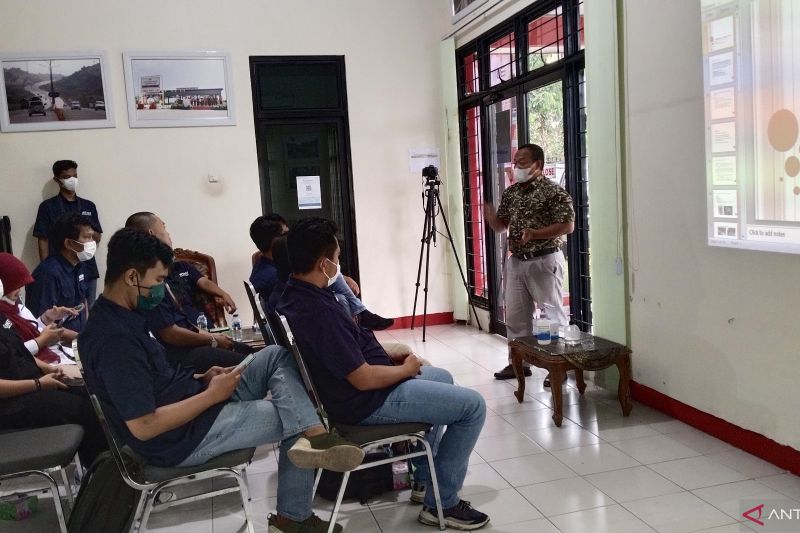 Pelatihan video pewarta LKBN Antara Biro Lampung