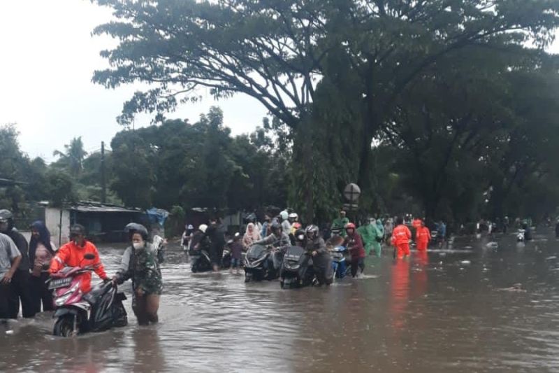 Penanganan banjir di Gedebage Kota Bandung kini butuh waktu lebih lama dari biasanya