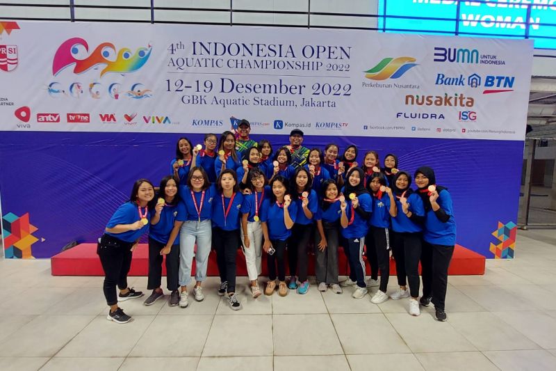 Tim polo air putri Jawa Barat raih gelar juara Indonesia Open 2022