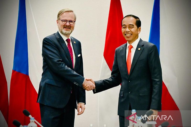 Presiden Jokowi lakukan pertemuan bilateral dengan PM Ceko Petr Fiala