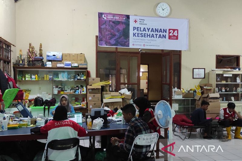 Markas PMI Cianjur buka layanan kesehatan 24 jam