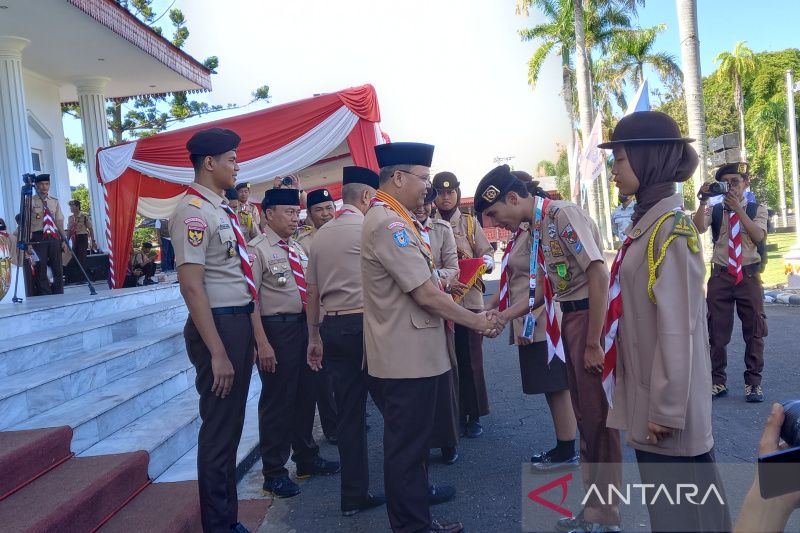 Some 1,200 scouts participate in KBN in Bengkulu - Vimarsana News