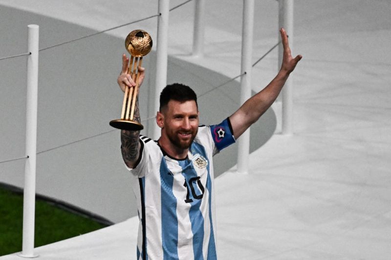Lionel Messi berseru ke suporter Argentina, 