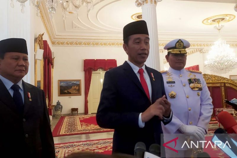 Presiden Joko Widodo minta Yudo Margono jaga kepercayaan tinggi masyarakat ke TNI