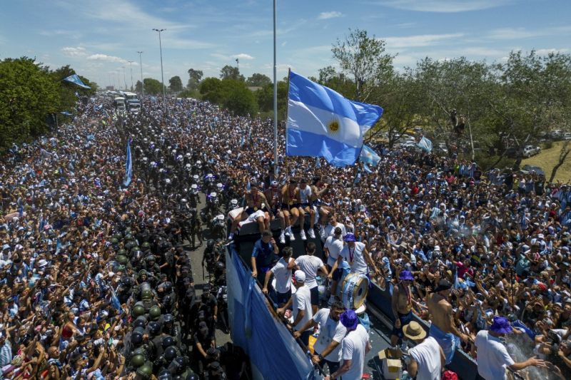 Argentina dihadiahi 10 juta dolar setelah juarai Piala Dunia