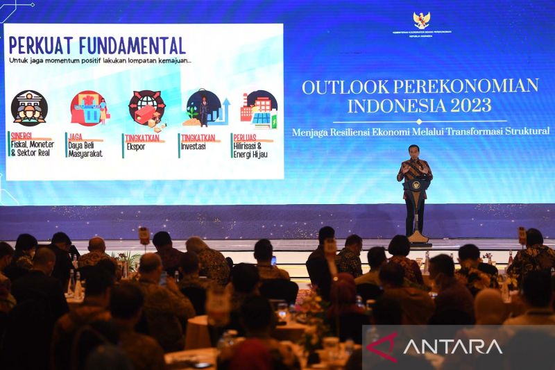 Presiden Joko Widodo Sampaikan Outlook Perekonomian Indonesia 2023 ...