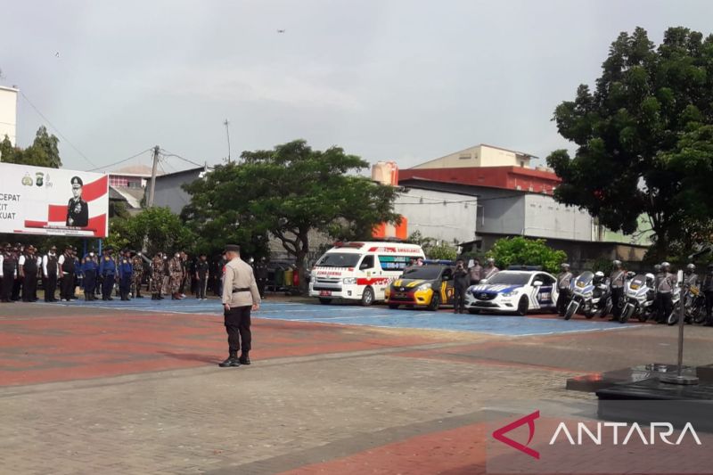 1.300 personel Polres Bekasi siaga amankan Nataru