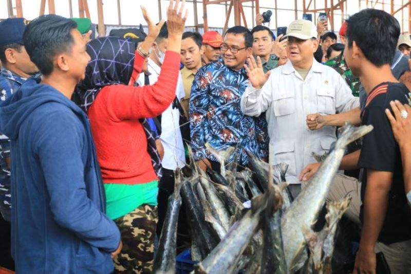 Kunjungan Menhan Prabowo Di Indramayu