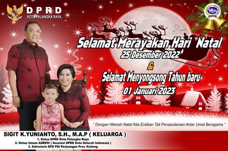 Selamat Natal And Tahun Baru 2023 Antara News Kalimantan Tengah