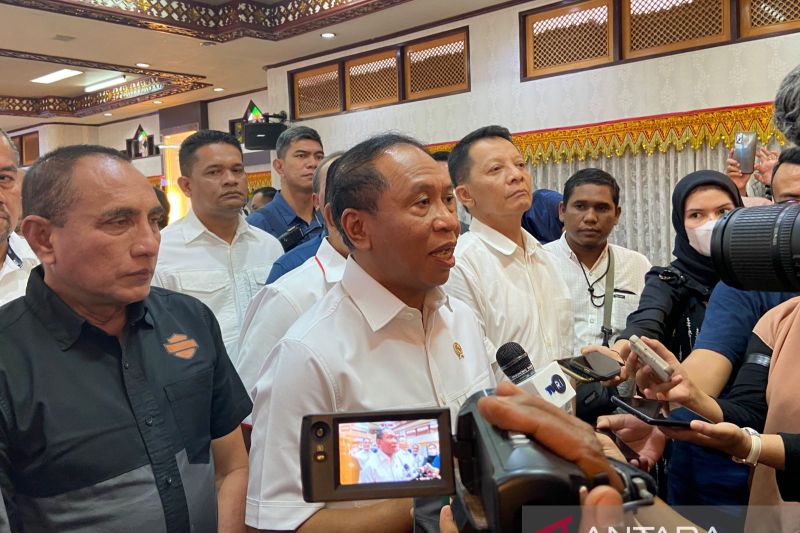 Gubernur Sumut dan Aceh paparkan kesiapan PON 2024 kepada Menpora