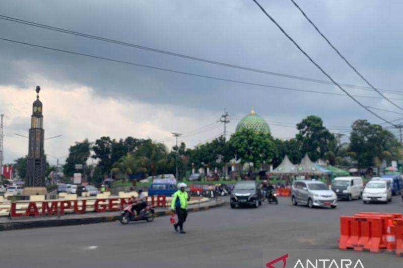 Polres Cianjur terapkan sistem ganjil genap mulai dari bypass Cianjur