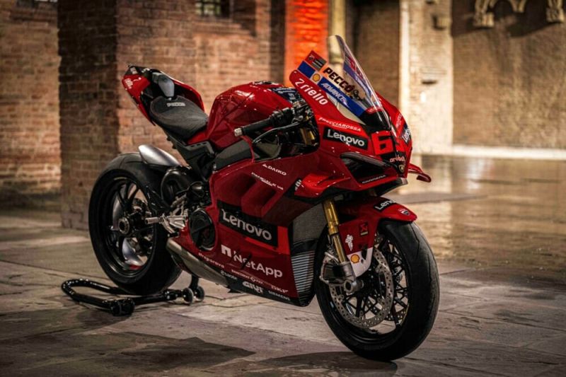 260 motor replika dari juara dunia Moto GP Ducati Panigale V4 2022 habis terjual