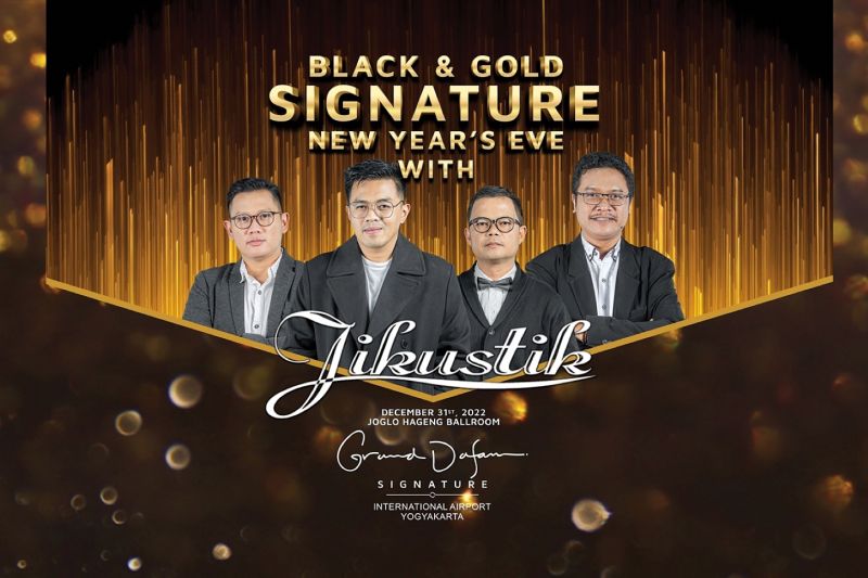 Jikustik ramaikan pesta tahun baru Grand Dafam Signature Yogyakarta