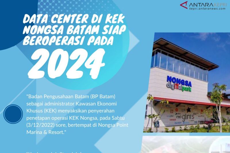 Data Center KEK Nongsa siap beroperasi pada 2024
