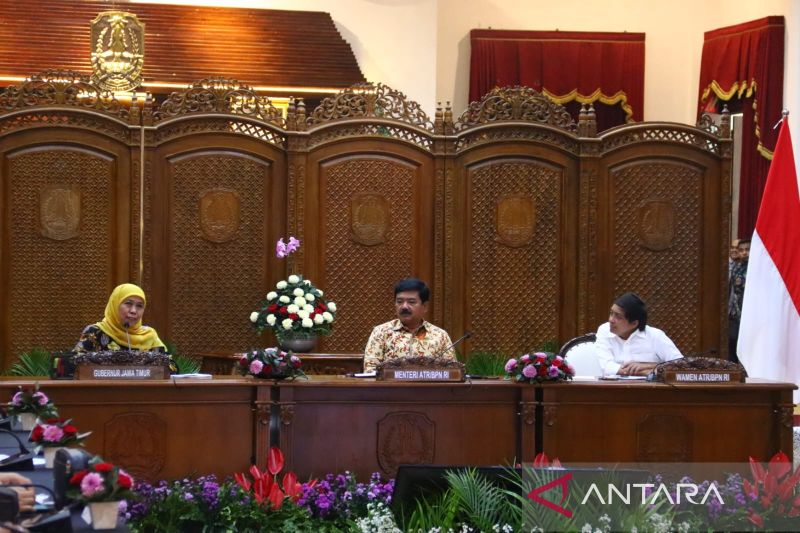 Menteri ATR sebut tiga solusi penyelesaian konflik tanah di Surabaya