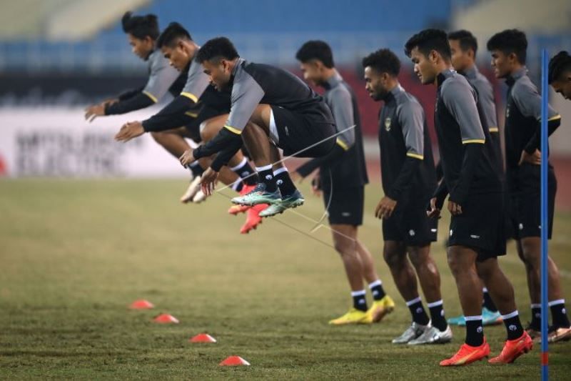 Indonesia Latihan Jelang Leg 2 Semi Final Piala AFF