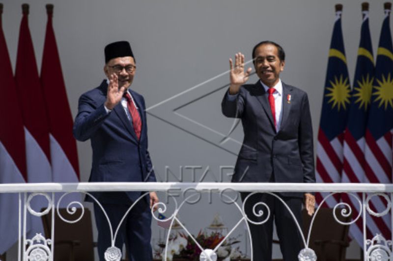 Presiden Jokowi menerima kunjungan PM Malaysia