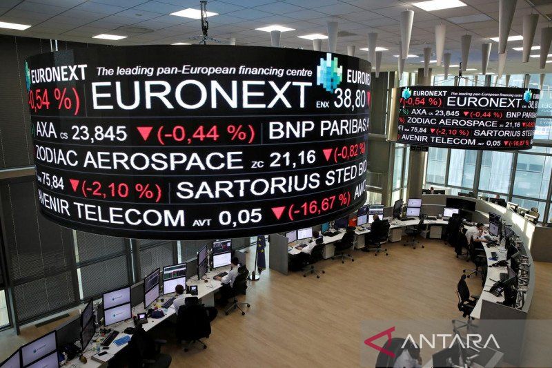 Saham Prancis finis di zona hijau, indeks CAC 40 terangkat 1,39 persen