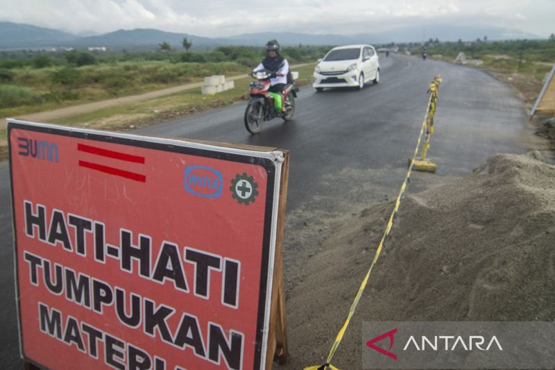 Jalan yang Hilang Akibat Likuifaksi di Jono Oge Selesai Direkonstruksi