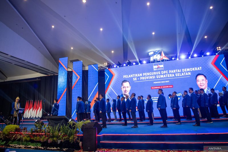AHY Lantik 17 Pengurus DPC Partai Demokrat Se Sumatera