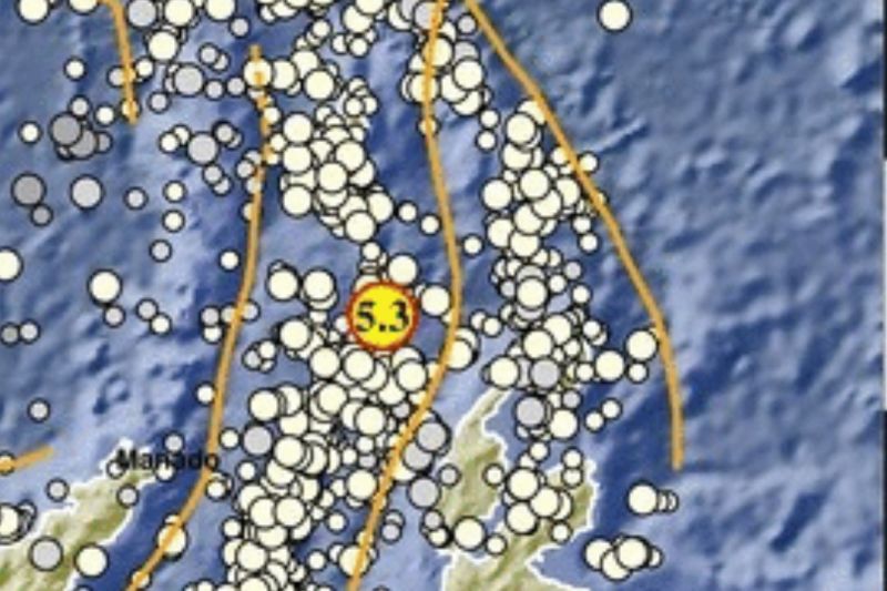 Melonguane Sulawesi Utara diguncang gempa M 5,9