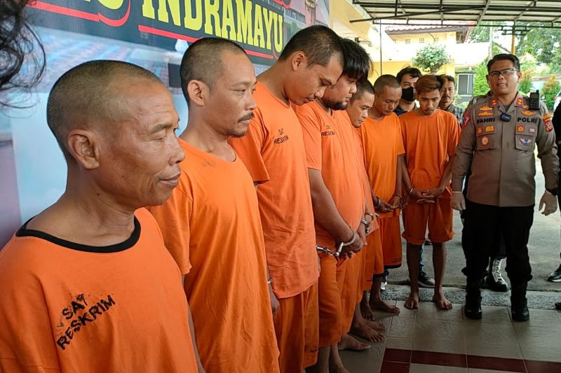 Polres Indramayu tangkap 13 pengedar narkotika, 2 di antaranya IRT