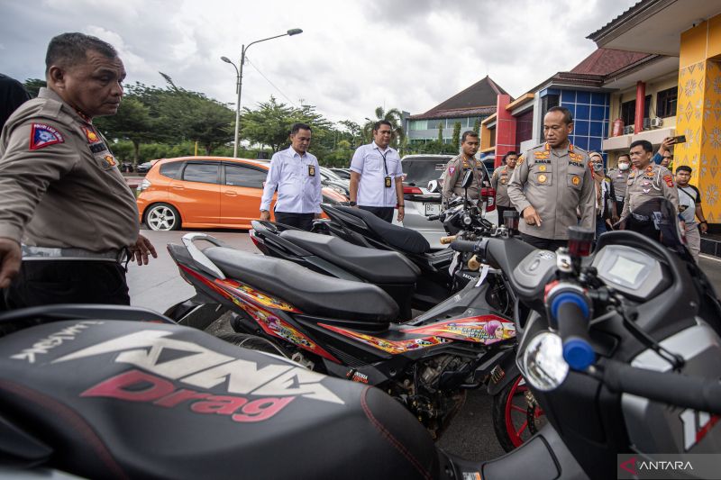 102 Kendaraan Diamankan Satlantas Polrestabes Palembang