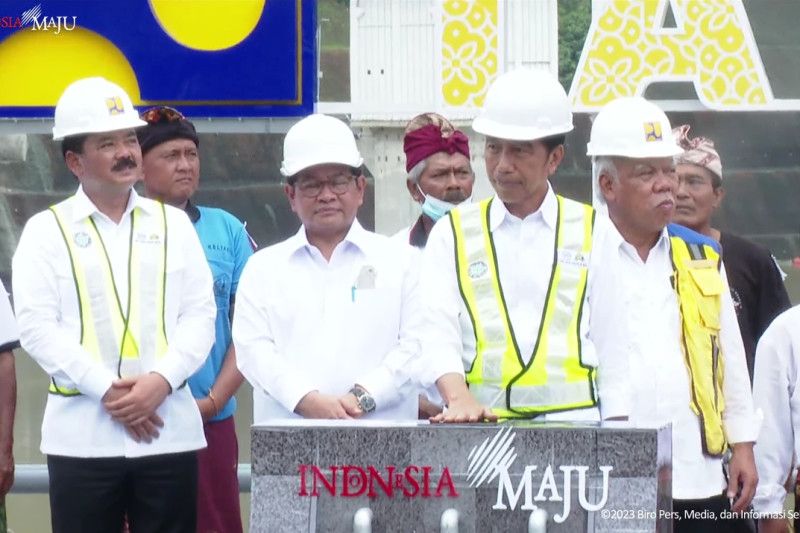 Presiden Joko Widodo resmikan Bendungan Danu Kerti Buleleng Bali