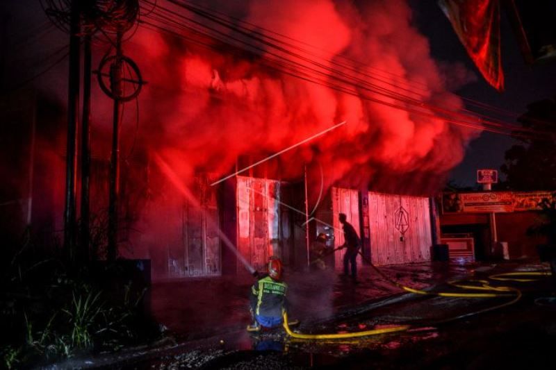 Kebakaran Ruko Di Kabupaten Bandung