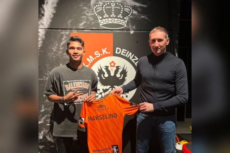 Klub Belgia KMSK Deinze kontrak Marselino Ferdinan hingga 2024
