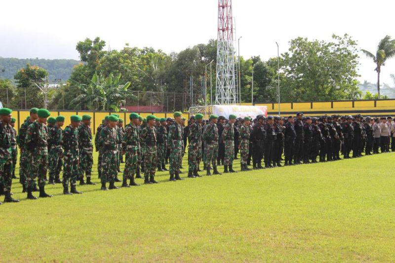 Ratusan personil TNI-Polri amankan HUT Pekabaran Injil