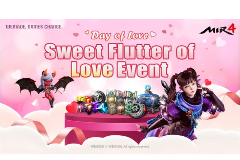 MIR4 Celebrates 'Sweet Flutter of Love' Event! Various events began on February 7th with opportunities to obtain many items - Vimarsana News