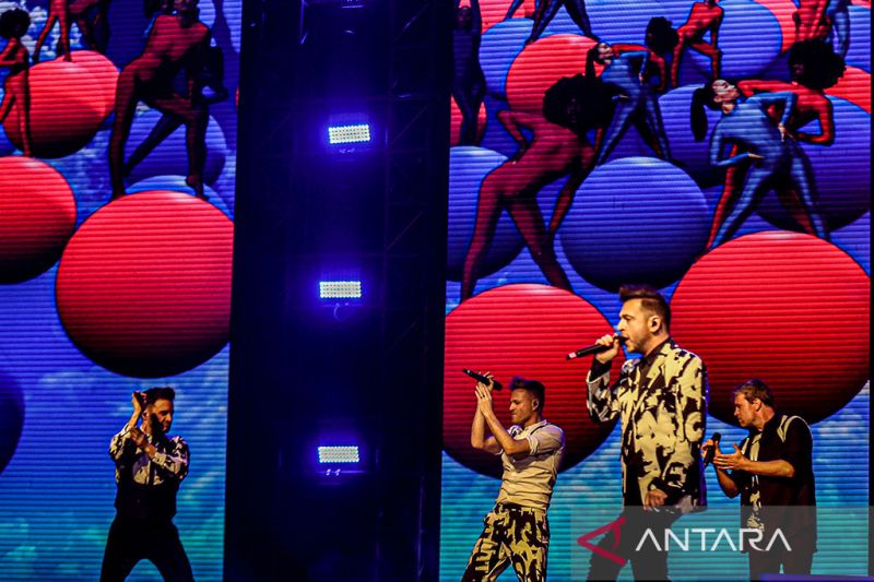 Westlife Dalam Konser The Wild Dream Tour 2023 - ANTARA News