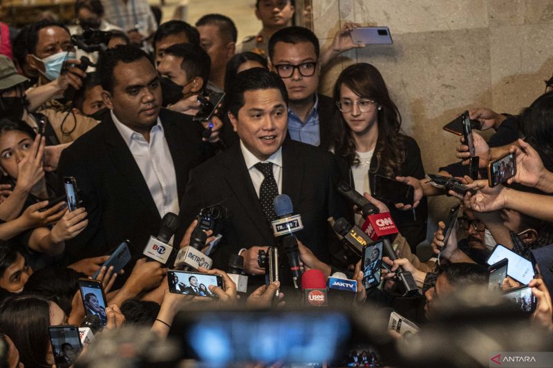 Erick Thohir sebut sepak bola bersih baru bicara prestasi