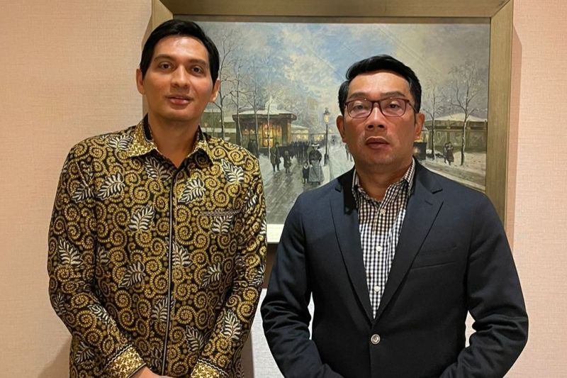 Ridwan Kamil bertemu Wabup Indramayu Lucky Hakim janji carikan solusi