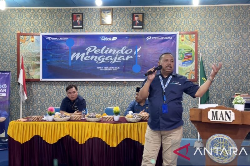 Pelindo Mengajar kenalkan peran pelabuhan di Inhil