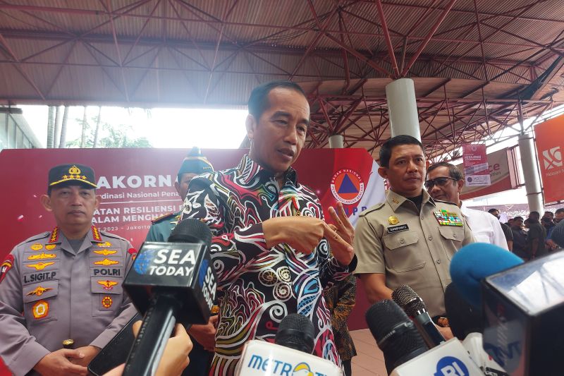 Presiden Joko Widodo singgung bantuan bencana hanya lewat tapi tak dibagi ke korban