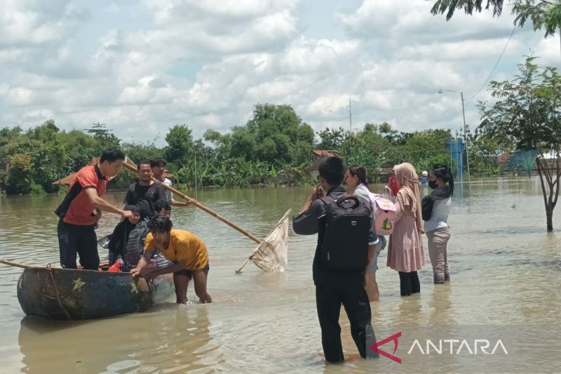 Lebih dari 1.000 hektare sawah di Sragen terendam banjir