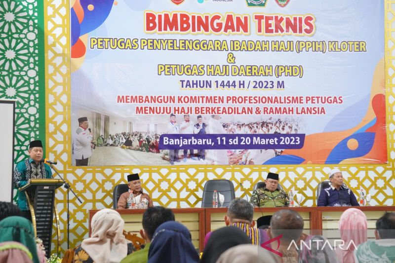 Info Haji – 123 petugas haji Kalsel diingatkan untuk pelayanan haji ramah bagi lansia